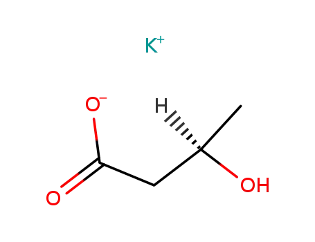 Molecular Structure of 110972-51-5 (potassium (R)-3-hydroxybutyrate)
