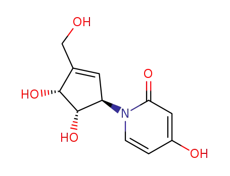Molecular Structure of 130378-89-1 (3-deazacyclopentenylcytosine)
