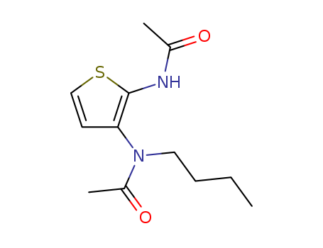 122777-76-8,N-[2-(acetylamino)thiophen-3-yl]-N-butylacetamide,