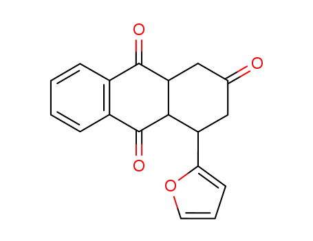3,4,4a,9a-Tetrahydro-4-(2-furanyl)-2,9,10(1H)-anthracenetrione