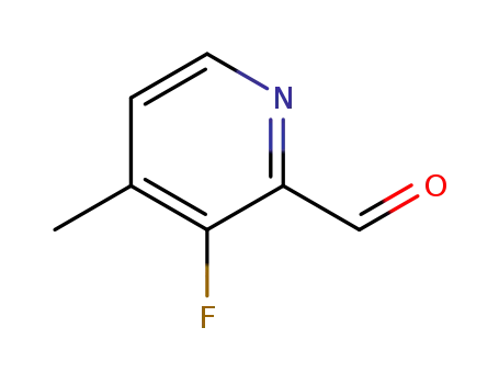 Molecular Structure of 884495-44-7 (3-Fluoro-2-formyl-4-picoline)