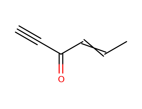 Molecular Structure of 13061-80-8 (4-Hexen-1-yn-3-one)