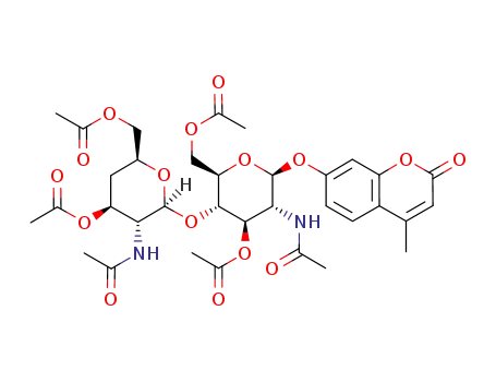 4-Methylumbelliferyl 4-Deoxy--D-chitobiose Peracetate