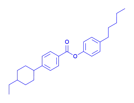 Molecular Structure of 122230-64-2 (4-Pentylphenyl 4'-trans-ethylcyclohexylbenzoate)
