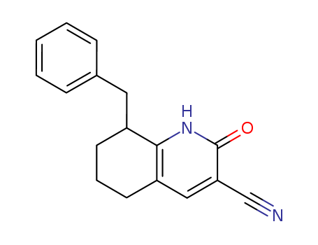 1225-97-4,8-benzyl-2-oxo-1,2,5,6,7,8-hexahydroquinoline-3-carbonitrile,3-Quinolinecarbonitrile,8-benzyl-1,2,5,6,7,8-hexahydro-2-oxo- (7CI,8CI); NSC 86391