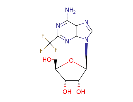 Molecular Structure of 4627-40-1 (2-TRIFLUOROMETHYL-ADENOSINE)