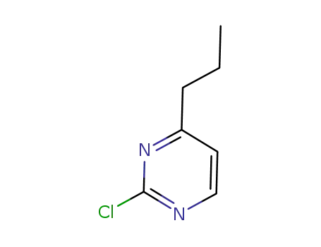 Molecular Structure of 111196-80-6 (2-Chloro-4-propylpyrimidine)