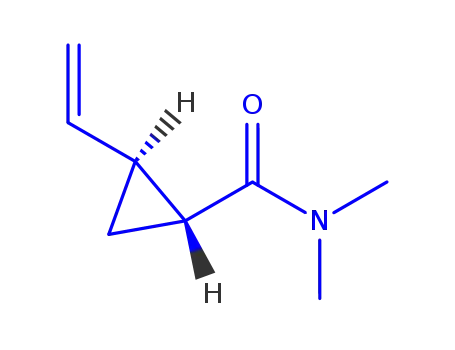Molecular Structure of 111002-02-9 (Cyclopropanecarboxamide, 2-ethenyl-N,N-dimethyl- (9CI))