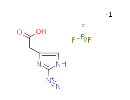 Molecular Structure of 110295-81-3 ((2-diazo-2H-imidazol-4-yl)acetic acid)