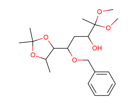 1,4,8-TRIDEOXY-6,7-O-(ISOPROPYLIDENE)-5-O-BENZYL-ALTRO-2-OCTULOSE DIMETHYL ACETAL