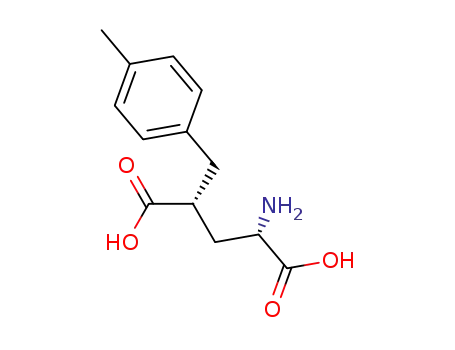Molecular Structure of 169338-17-4 ((4S)-4-(4-METHYLBENZYL)-L-GLUTAMIC ACID)