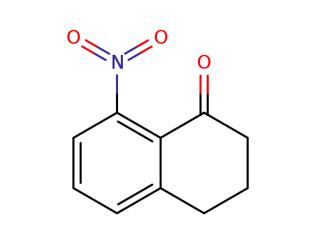 Molecular Structure of 58161-31-2 (8-Nitro-1-tetralone)
