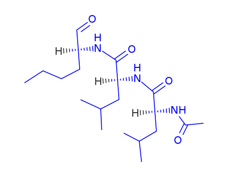 L-Leucinamide,N-acetyl-L-leucyl-N-[(1S)-1-formylpentyl]-