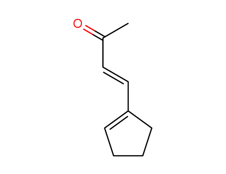 Molecular Structure of 110845-85-7 (3-Buten-2-one, 4-(1-cyclopenten-1-yl)-, (E)- (9CI))