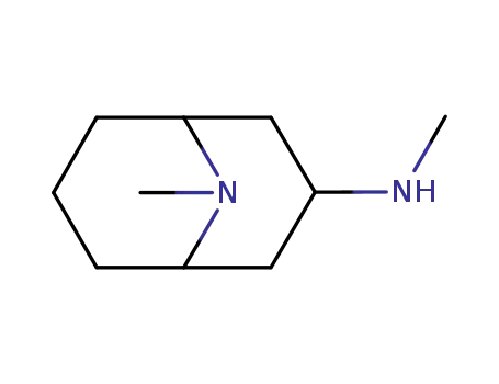 Molecular Structure of 123259-33-6 (Methyl-(9-methyl-9-azabicyclo[3.3.1]non-3-yl)amine)