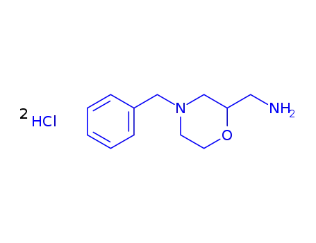Molecular Structure of 110859-49-9 (C-(4-PHENETHYL-MORPHOLIN-2-YL)-METHYLAMINE DIHYDROCHLORIDE)