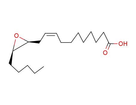 Molecular Structure of 503-07-1 (11-[(2R,3S)-3-pentyloxiran-2-yl]undec-9-enoic acid)