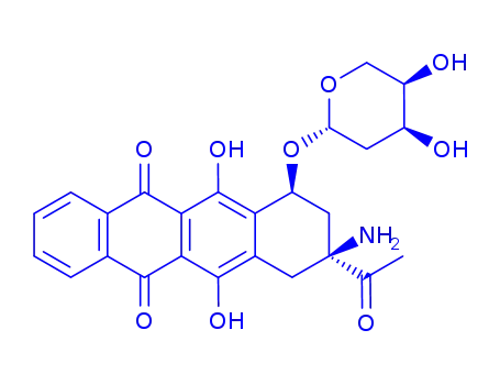Molecular Structure of 110267-81-7 (Amrubicin)