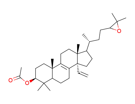 Acetic acid (3S,10S,13R,14S)-17-[(R)-3-(3,3-dimethyl-oxiranyl)-1-methyl-propyl]-4,4,10,13-tetramethyl-14-vinyl-2,3,4,5,6,7,10,11,12,13,14,15,16,17-tetradecahydro-1H-cyclopenta[a]phenanthren-3-yl ester