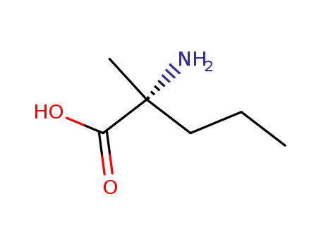 Molecular Structure of 110916-84-2 ((R)-2-AMINO-2-METHYL-PENTANOIC ACID)
