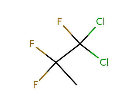 Molecular Structure of 7125-99-7 (1,1-Dichloro-1,2,2-trifluoropropane)