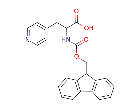 Molecular Structure of 746672-87-7 (FMOC-3-(4-PYRIDYL)-DL-ALANINE)