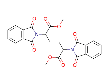Molecular Structure of 1109-18-8 (dimethyl 2,5-bis(1,3-dioxo-1,3-dihydro-2H-isoindol-2-yl)hexanedioate)