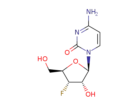 Molecular Structure of 123402-20-0 (3'-Fluoro-3'-deoxycytidine)