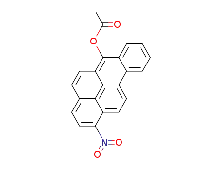 acetic acid-(1-nitro-benzo[<i>def</i>]chrysen-6-yl ester)