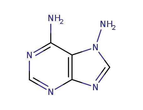 Molecular Structure of 175600-97-2 (7H-Purine-6,7-diamine (9CI))