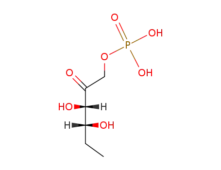 Molecular Structure of 29024-88-2 (<i>O</i><sup>1</sup>-phosphono-D-<i>threo</i>-5,6-dideoxy-[2]hexulose)