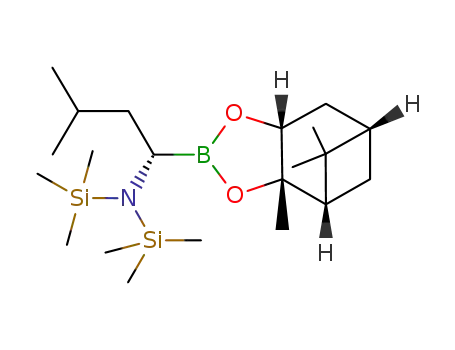 (1S)-(S)-pinanediol 1-bis(trimethylsilyl)amino-3-methylbutane-1-boronate