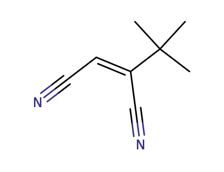 Molecular Structure of 169309-80-2 (cis-2-tert-Butyl-2-butenedinitrile)