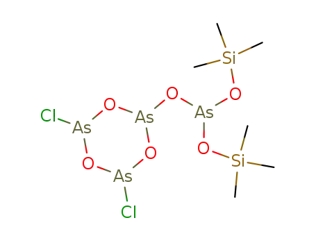 Molecular Structure of 137823-42-8 (2,4-dichloro-6-[(2,2,6,6-tetramethyl-3,5-dioxa-4-arsa-2,6-disilaheptan-4-yl)oxy]-1,3,5,2,4,6-trioxatriarsinane)