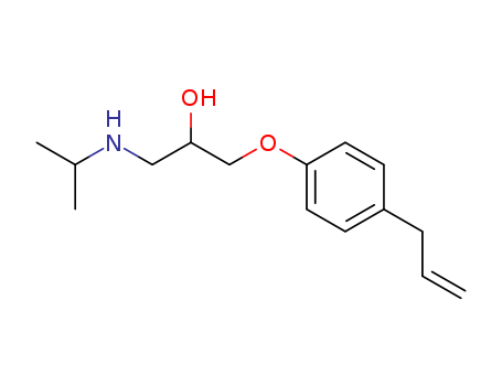 13707-90-9,1-(p-Allylphenoxy)-3-(isopropylamino)-2-propanol,4-Allylphenoxypropanolamine;1-(p-Allylphenoxy)-3-(isopropylamino)-2-propanol;2-Propanol,1-((1-methylethyl)amino)-3-(4-(2-propenyl)phenoxy);1-(p-Allylphenoxy)-2-hydroxy-3-isopropylaminopropan;p-Alprenolol;H 64-52;