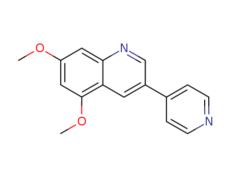 Quinoline,5,7-dimethoxy-3-(4-pyridinyl)-