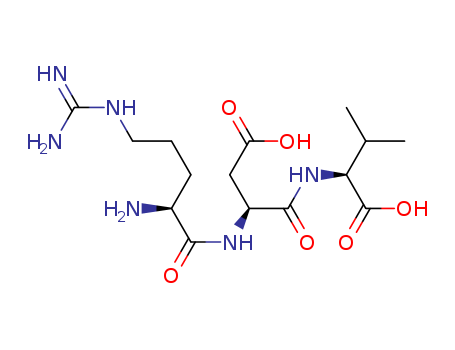 131134-25-3,RDV peptide,L-Valine,N-(N-L-arginyl-L-a-aspartyl)-;29: PN: WO03019136 SEQID: 29 claimed protein