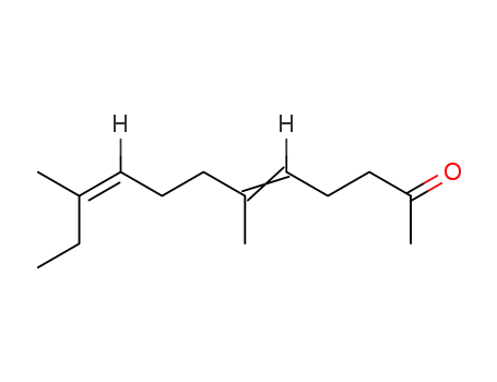 Molecular Structure of 13125-74-1 (ETHYL GERANYL ACETONE)