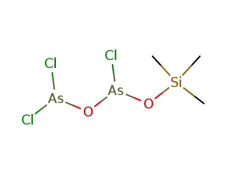 Molecular Structure of 137823-39-3 (chloro-dichloroarsanyloxy-trimethylsilyloxy-arsane)