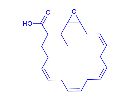 Molecular Structure of 1283063-45-5 (17,18-Epoxyeicosatetraenoic acid)