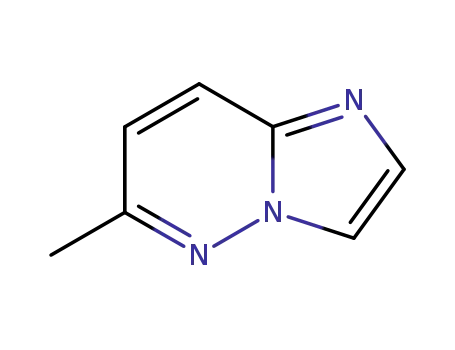 Molecular Structure of 17412-38-3 (6-METHYLIMIDAZO[1,2-B]PYRIDAZINE)