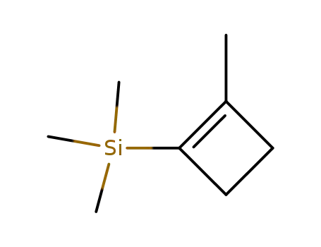 Molecular Structure of 86994-12-9 (2-methyl-1-(trimethylsilyl)cyclobutene)