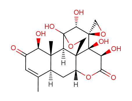 Molecular Structure of 138809-10-6 (13-alpha-(21)-Epoxyeurycomanone)
