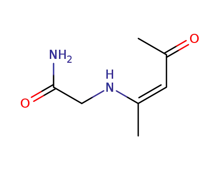 Molecular Structure of 131474-82-3 (N-(1-methyl-3-oxo-1-butenyl)glycinamide)