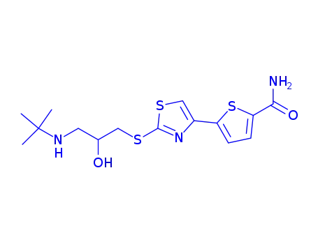 Molecular Structure of 68377-92-4 (AROTINOLOL)