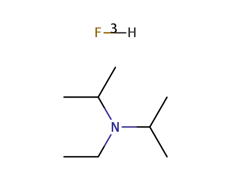 Molecular Structure of 131600-43-6 (Diisopropylethylamine trihydrofluoride)