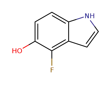 Molecular Structure of 288386-04-9 (4-FLUORO-5-HYDROXYINDOLE)