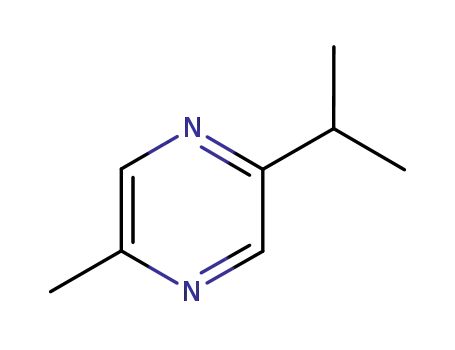 Molecular Structure of 13925-05-8 (2-Methyl-5-(1-methylethyl)pyrazine)