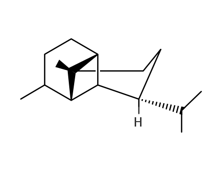 Molecular Structure of 29984-57-4 (Tricyclo[4.4.0.02,7]decane,1,3-dimethyl-8-(1-methylethyl)- (9CI))