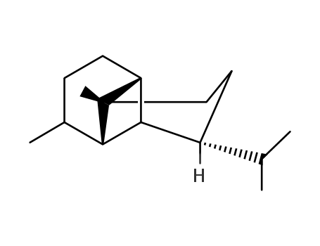 Molecular Structure of 29984-57-4 (Tricyclo[4.4.0.02,7]decane,1,3-dimethyl-8-(1-methylethyl)- (9CI))